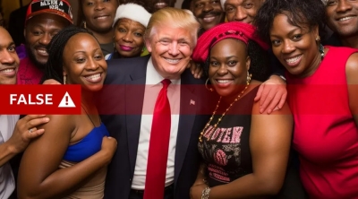Trump supporters target black voters with faked AI images Published 8 hours ago