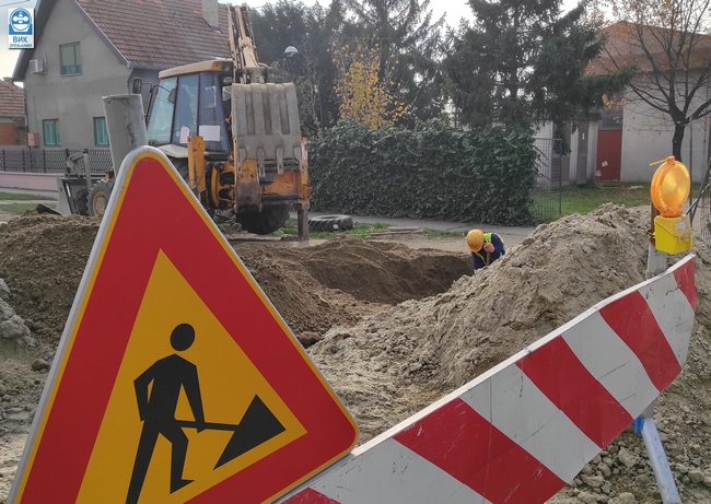 Saopštenje Vodovoda: Radovi na vodovodnoj mreži trebalo bi da budu završeni do 19 časova