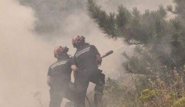 Na Stolovima južno od Kraljeva požar još nije lokalizovan (FOTO)