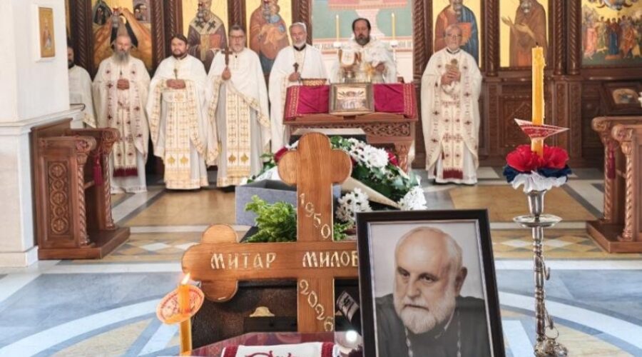 SVEŠTENIK I ČOVEK ZA NEZABORAV: Sahranjen prota Mitar Milovanović