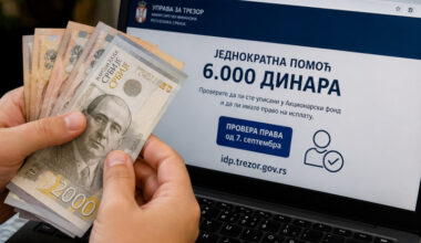 Šest hiljada dinara za građane: Provera i prijava počinju 7. septembra
