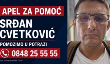Nestao Srđan Cvetković u Luganu | Srpska dijaspora