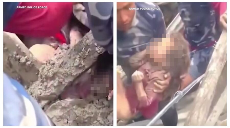 Pogledajte kako je spašena devojčica (7) u Nepalu, četiri dana bila zatrpana u ruševinama