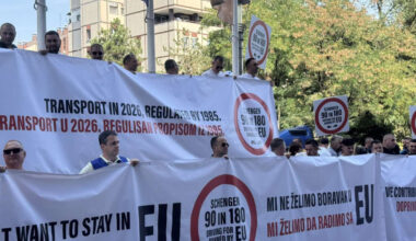 (Foto) Prevoznici u Srbiji i regionu prete blokadom terminala sa EU: “Naši vozači nisu migranti, ni teroristi”