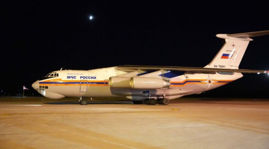 Il-76 za gašenje šumskih požara sleteo u Niš