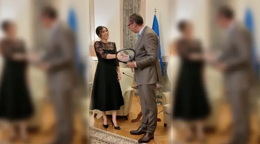 Jelena Janković promoterka Ekspo 2027: Vučiću poklonila reket