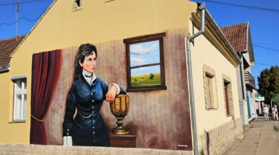 Mural književnici Dragi Gavrilović (FOTO)