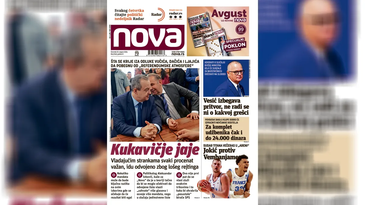 “Nova” piše: Kako vlast manipuliše preporukama ODIHR