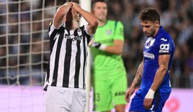 PARTIZAN ZAVRŠIO SEZONU U EVROPI: Crno-beli pobedili Hetafe nedovoljnim rezultatom za prolazak!