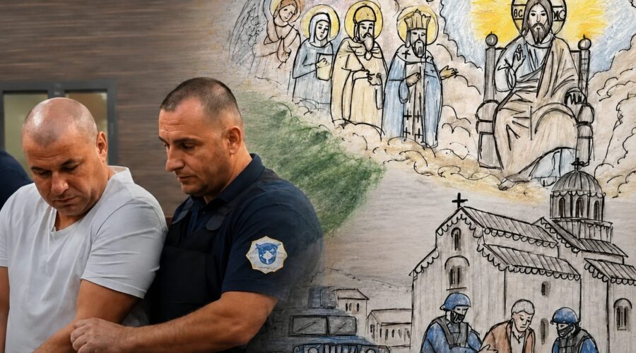 POTRESAN CRTEŽ DEVOJČICE SA KOSMETA: Za konkurs nacrtala kako kosovska policija hapsi njenog oca Luneta, a sada ima samo jednu želju!