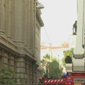 Požar u zgradi Železnice Srbije
