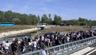 (VIDEO) Stiglo 28 kilometara Dunavskog koridora, stigli i organizovani autobusi na svečano otvaranje