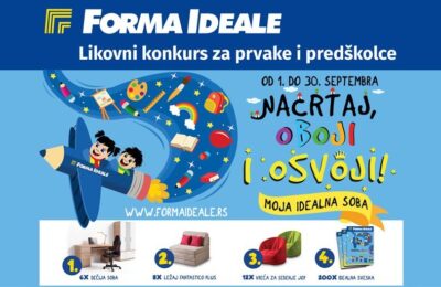 „Moja idealna soba“ za predškolce i prvake iz Srbije