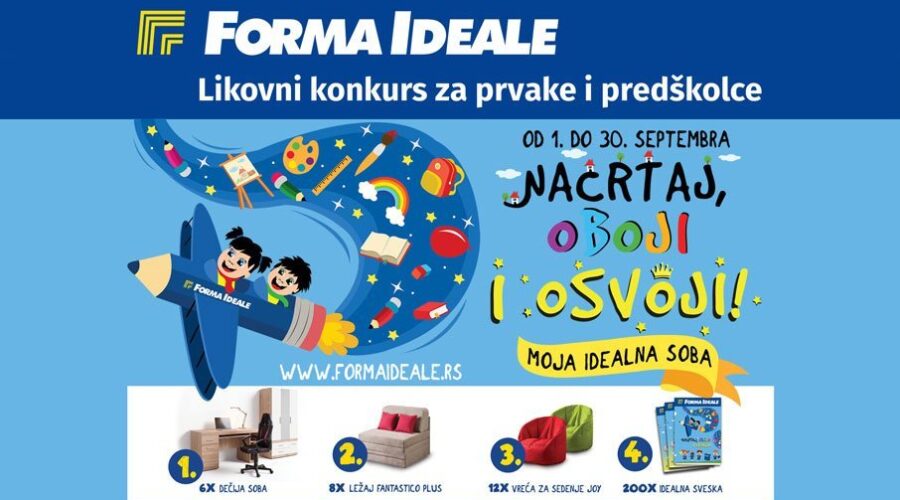 „Moja idealna soba“ za predškolce i prvake iz Srbije