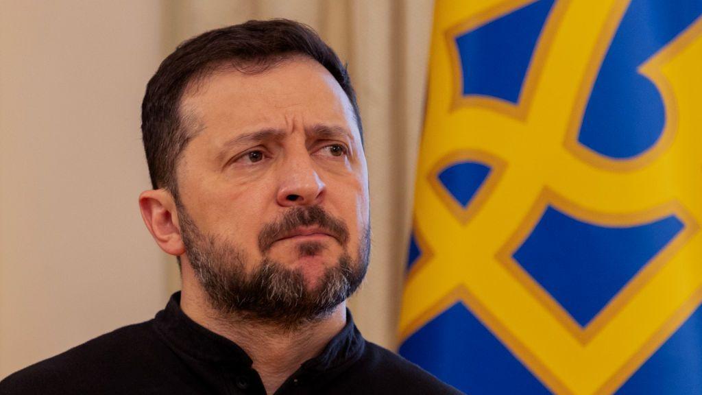 Vladimir Zelenski u crnoj košulji