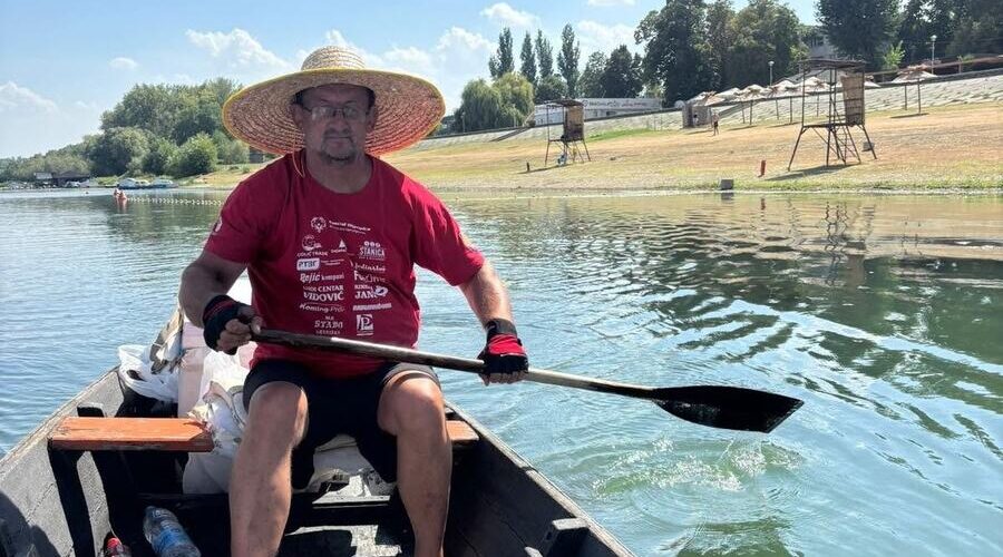 Dragoslav vesla 478 km za decu sa smetnjama u razvoju: “Kad mene ne bude, nadam se da će neko pozvati mog sina” (foto)