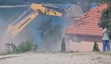 Prištinske vlasti nastavile rušenje objekata na jezeru Gazivode