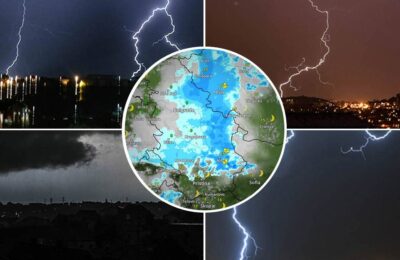Radarski snimci otkrili gde će padati kiša u toku noći: Pljuskovi stižu u Srbiju iz 2 pravca (foto)