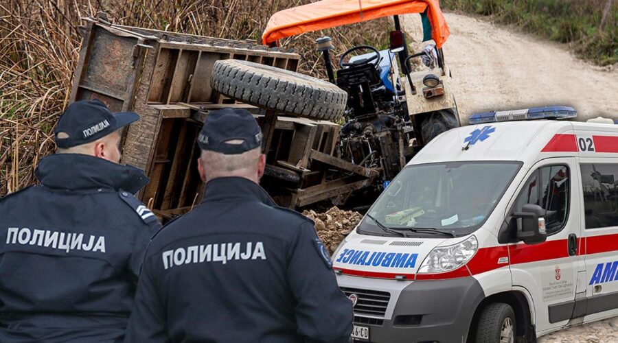 Teška nesreća kod Grocke, muškarac na mestu poginuo! Pronađen bez svesti ispod prevrnutog traktora, lekari Hitne pomoći mogli samo da konstatuju smrt