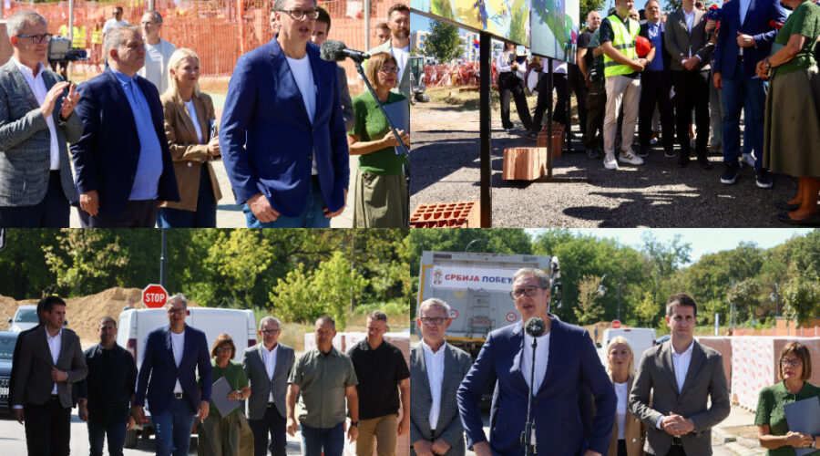 Vučić obišao radove na izgradnji novog vrtića; Najavljena obilaznica oko Sombora, rekonstrukcija bolnice…