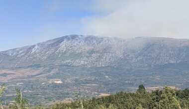 Požar na Suvoj planini i dalje aktivan, u toku je akcija gašenja iz vazduha