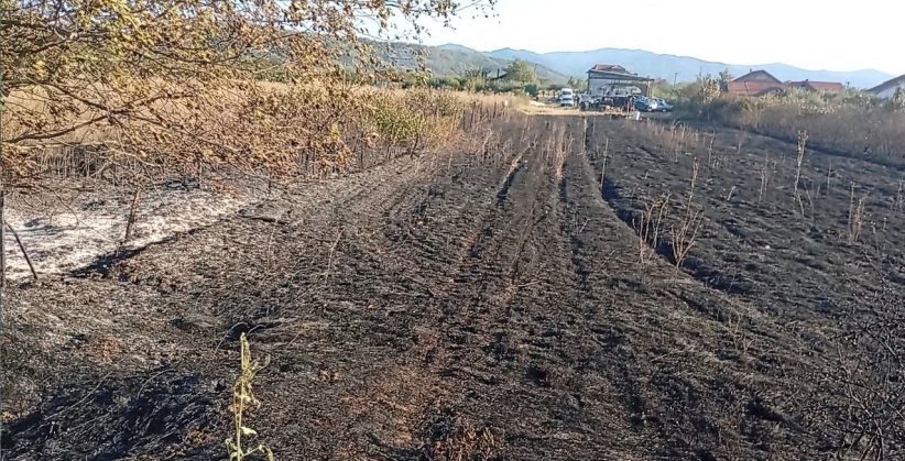Istovremeno izbilo nekoliko požara na otvorenom u Leskovcu i u atarima sela