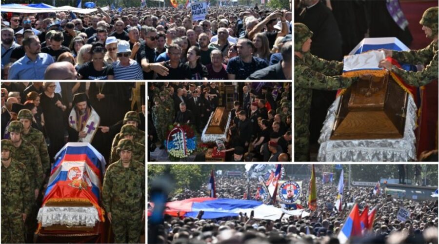 NAROD SE OPRAŠTA OD GENERALA RATKA MLADIĆA: Počasni vod u čast generalu