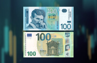 Srednji kurs dinara za evro 117,4255 dinara