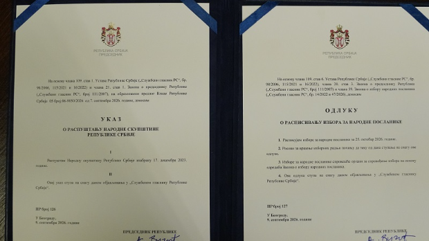 Objavljena odluka o raspisivanju izbora, počeli da teku rokovi za sprovođenje izbornih radnji