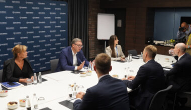 Vučić sa predsednikom GLOBSEC-a: Razgovor o promenama u Evropi i svetu i njihovom uticaju na region