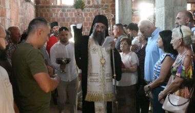 Osveštan temelj crkve u izgradnji u kraljevačkom naselju Jarčujak
