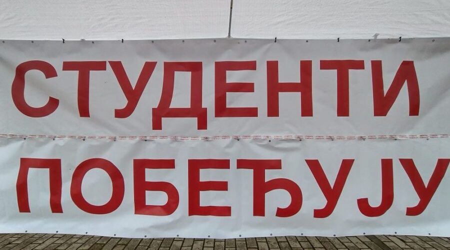 „Kragujevac potpisuje za pobedu!”: Podrška za studentsku listu u Ulici kneza Mihaila