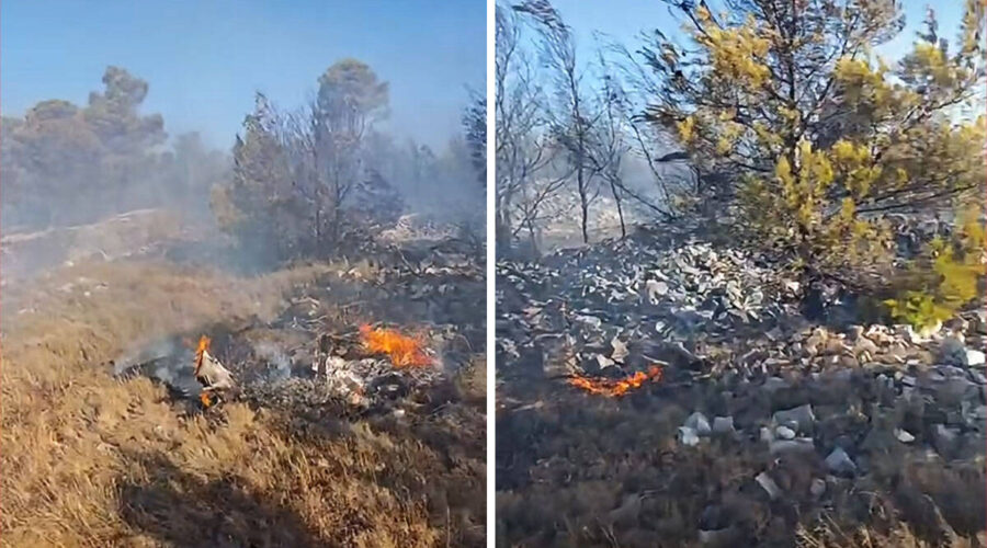Evakuisano skoro 700 ljudi: Ogroman požar guta ostrvo Brač