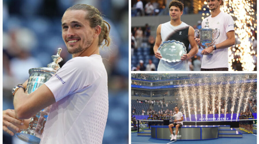 Saša Zverev osvojio drugi Grend slem: Posle četiri seta savladao Šeltona i osvojio Ju-Es open