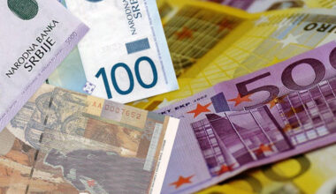 Srednji kurs dinara za evro 117,3700 dinara