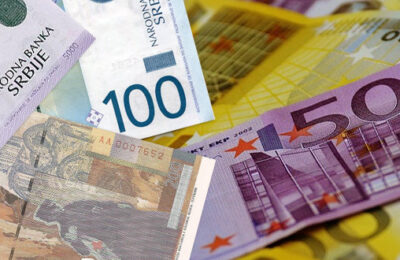 Srednji kurs dinara za evro 117,3907 dinara