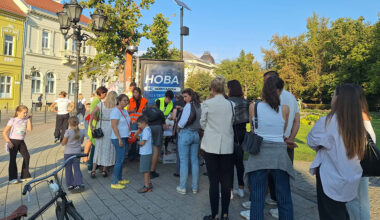 VIDEO Potpisivanje studentskog plana u Novom Sadu: Red u Dunavskom parku