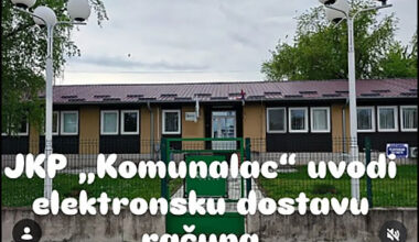 JKP „Komunalac“ najavljuje servis koji već postoji