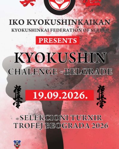 Trofej Beograda 2026: Kjokušinkai turnir u subotu, finalne borbe od 17 časova