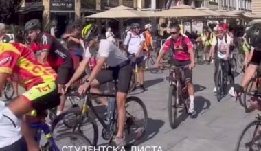 Studenti u blokadi krenuli u biciklističku turu po Srbiji, u Leskovac stižu 23. septembra