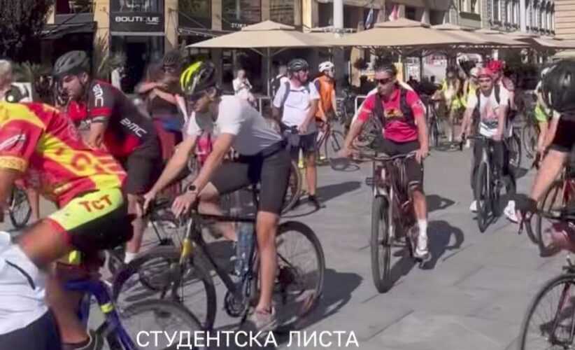 Studenti u blokadi krenuli u biciklističku turu po Srbiji, u Leskovac stižu 23. septembra