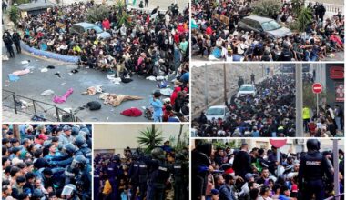 Stampedo, migranti krenuli u juriš! Policija otvorila vatru! Totalni haos u ovom gradu, ispaljeni hici upozorenja! Situacija je veoma kritična! (foto/video)