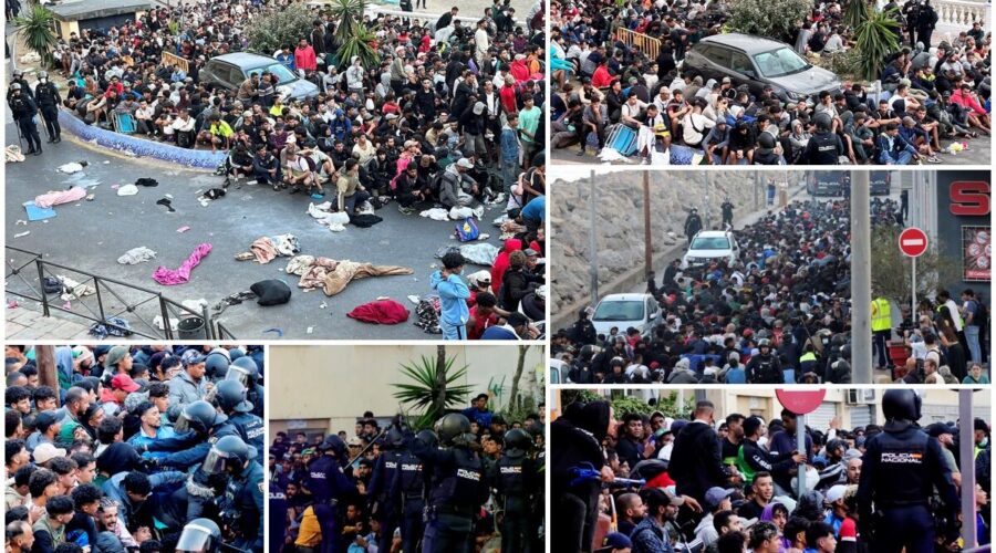 Stampedo, migranti krenuli u juriš! Policija otvorila vatru! Totalni haos u ovom gradu, ispaljeni hici upozorenja! Situacija je veoma kritična! (foto/video)