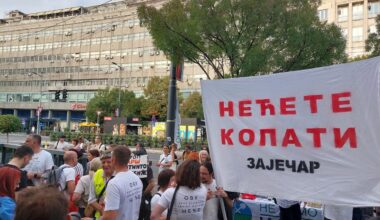 Protest ekoloških organizacija: Neće moći, nećete kopati!