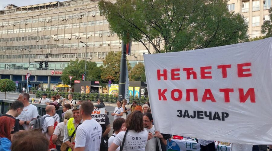 Protest ekoloških organizacija: Neće moći, nećete kopati!