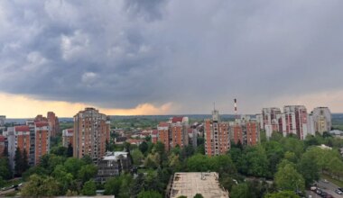 Danas umereno oblačno i svežije, ujutru kratkotrajna kiša
