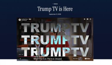 Bela kuća pokrenula Tramp TV