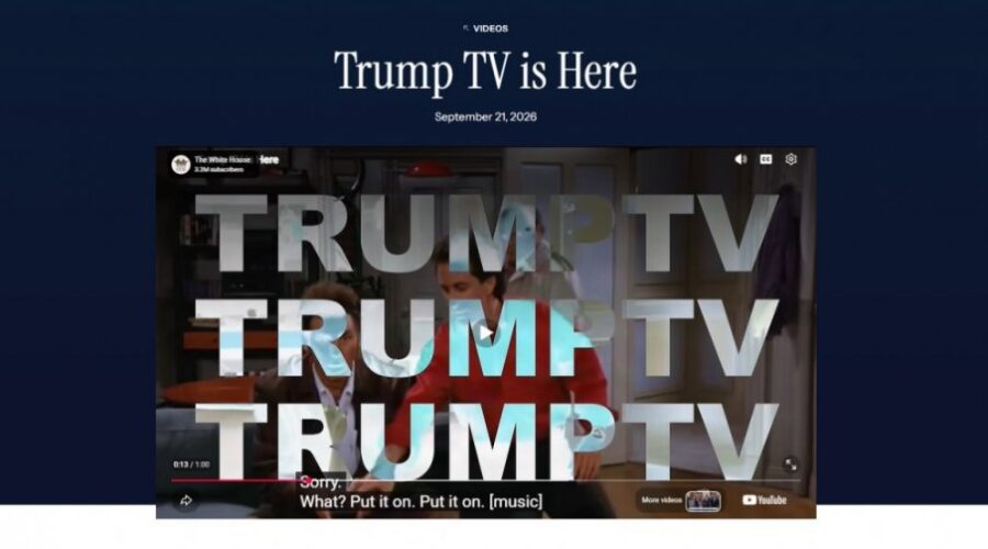 Bela kuća pokrenula Tramp TV