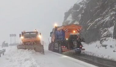 Pala velika količina snega, putari na terenu dan i noć