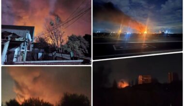 Novi žestok napad na Rusiju: Odjekuju eksplozije, dronovi pogodili rafineriju, izbio požar, pogođene kuće, uništeni automobili, ima ranjenih, među njima i dete!